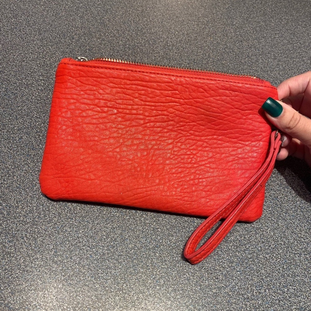 Red clutch from express good condition